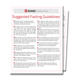 Suggestions For Fasting - PDF Download